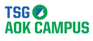TSG AOK Campus Logo 4C pos vertikal ohne weißenRand