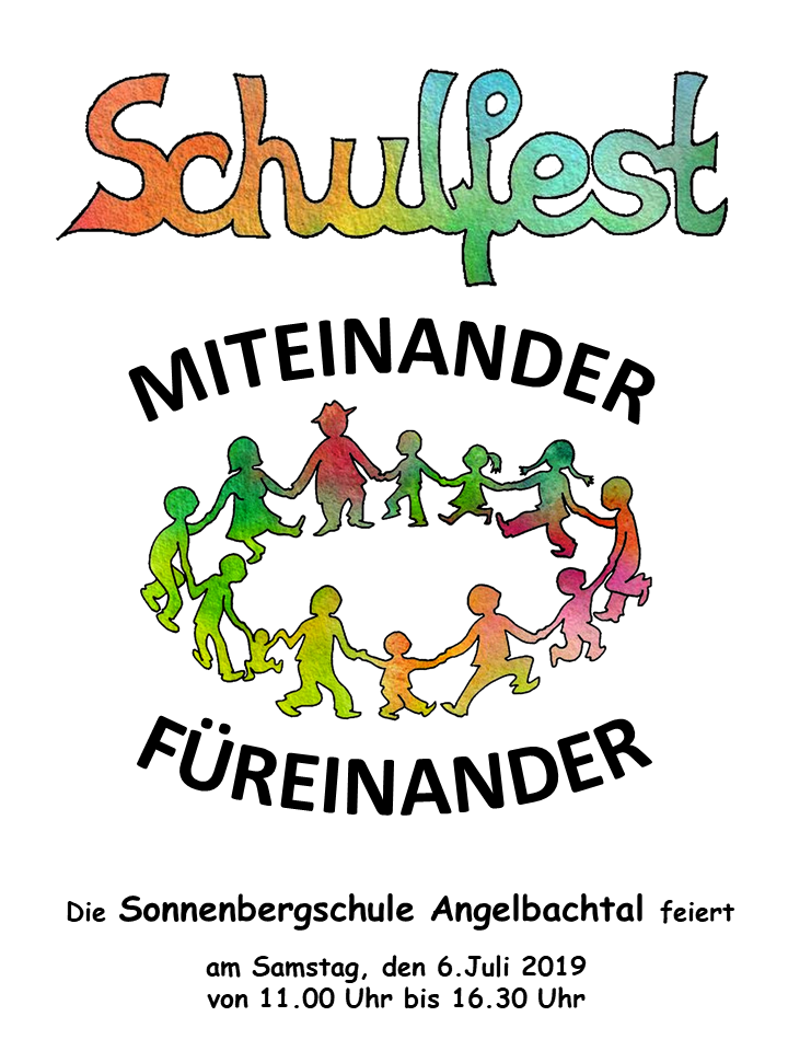 Plakat Schulfest