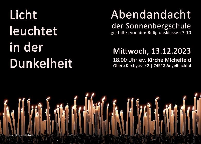 Einladung Abendandacht