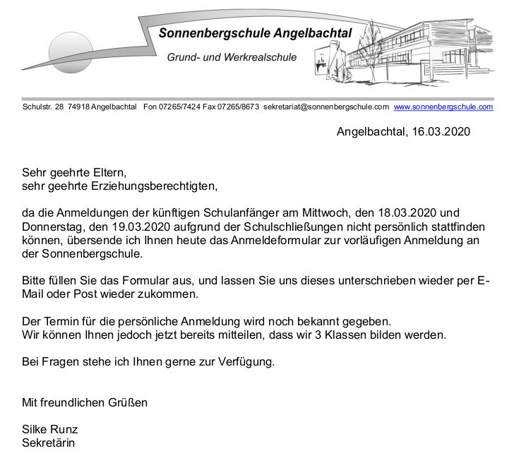 Sonnenbergschule Angelbachtal - Startseite